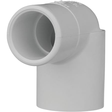 Charlotte Pipe And Foundry 1 In. Slip x Spigot Schedule 40 90 Deg. Street PVC Elbow 1/4 Bend PVC 02304  0800HA